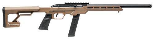 Savage Arms 45125 64 Precision Full Size 22 LR 20+1 16.50" Matte Black Heavy Threaded Barrel, Matte Black Picatinny Rail Carbon Steel Receiver, M-LOK Handguard, Flat Dark Earth Chassis Synthetic Stock