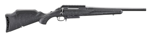 Ruger 56905 American II Patrol 300 Win Mag 3+1 20" Graphite Black Cerakote Threaded Bull Barrel & Alloy Steel Receiver w/Picatinny Rail, Black Splatter Adj LOP Synthetic Stock                         