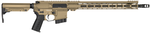 CMMG 28A670CCT Resolute MK4 22 ARC Black Nitride Threaded Barrel, Coyote Tan Cerakote Picatinny Rail Aluminum Receiver, M-LOK Handguard, Black Synthetic CMMG 6 Position RipStock, Black Polymer Grip   