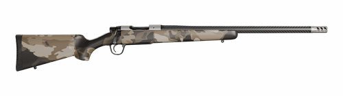 Christensen Arms 801-060078-00 Ridgeline FFT 22 Creedmoor 4+1 20" Carbon Fiber Threaded Barrel, Burnt Bronze Cerakote Steel Drilled & Tapped Receiver, Barren Dune Camo Fixed Carbon Fiber Stock        