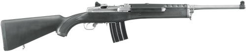Ruger 5817 Mini-14 Ranch 5.56x45mm NATO 20+1 18.50" Barrel, Matte Stainless Steel, Synthetic Stock, Optics Ready                                                                                        