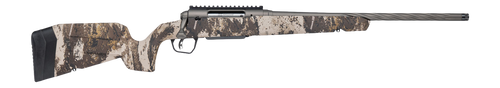 Savage Arms 33238 Axis 2 Pro 22 Creedmoor 4+1 20" Gun Metal Bronze Cerakote Spiral Fluted Threaded Barrel & Receiver w/Picatinny Rail, Savage Western Camo Fixed w/Pistol Grip Synthetic Stock, Right Ha