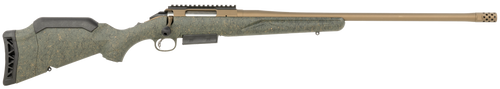 Ruger 46937 American II Predator Full Size 400 Legend 5+1 22" Burnt Bronze Cerakote Threaded Barrel & Alloy Steel Receiver w/Picatinny Rail, Green Splatter Adj LOP Synthetic Stock                     