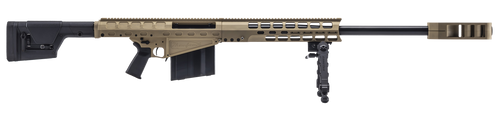 Thompson TAO50FDE TAO50  50 BMG 10+1 29" Black Steel Barrel, Flat Dark Earth Anodized Picatinny Rail Aluminum Receiver, Magpul PRS Gen3 Polymer Stock, Magpul MOE+ Grip, Features Accu-Tac Bipod        