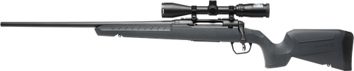 Savage Arms 32254 Axis 2 XP Combo Compact 308 Win 4+1 20" Matte Black Heavy Sporter Barrel & Drilled & Tapped Carbon Steel Receiver, Fixed Matte Gray Synthetic Stock, Left Hand, Boresighted 3-9x40mm  