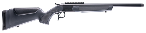 CVA CR4444 Scout  44 Mag 1rd 20" Blued Threaded Barrel, Blued Picatinny Rail Receiver, Stealth Gray Fixed Synthetic Stock                                                                               