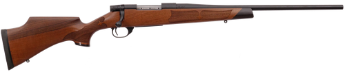 Weatherby VWR223RR0T Vanguard Camilla Compact 223 Win 5+1 20" Matte Blued, Matte Blued Drilled & Tapped Steel Receiver, Grade A Turkish Walnut Monte Carlo Wood Stock                                   
