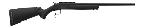 Retay USA GML243BLK20 Gamelander 243 Win 1rd 20" Black Chrome Single Shot Barrel, Black Chrome Steel Receiver w/Picatinny Rail, Matte Black Adjustable Cheek Piece Synthetic Stock, Ambidextrous        