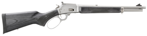 Marlin  1894 Trapper Full Size 44 Special/44 Rem Mag 8+1/9+1 16.10" Satin Threaded Barrel, Satin Stainless Steel Receiver, Fixed Black Laminate Stock                                                   