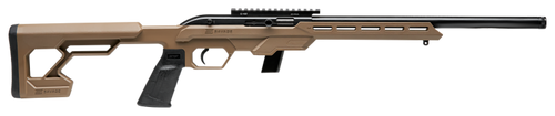 Savage Arms 45124 64 Precision Full Size 22 LR 10+1 16.50" Matte Black Heavy Threaded Barrel, Matte Black Picatinny Rail Carbon Steel Receiver, M-LOK Handguard, Flat Dark Earth Chassis Synthetic Stock