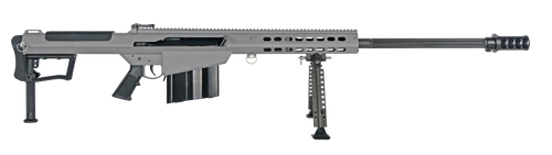 Barrett 18067 M107A1  50 BMG 29" 10+1 Tungsten Gray Cerakote Tungsten Gray Fixed with Sorbothane Recoil Pad Stock Black Polymer Grip                                                                    