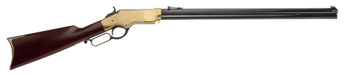 Cimarron CA288 1860 Henry Civilian 45 Colt (Long Colt) 12+1 24" Blued Octagon Barrel, Brass Stainless Steel Receiver, Walnut Fixed Stock, Right Hand                                                    