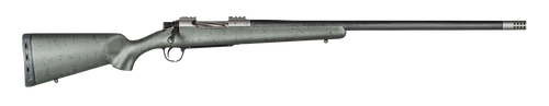 Christensen Arms CA10268315332 Summit TI  Full Size 7mm Rem Mag 3+1, 26" Natural Titanium Steel Threaded Barrel, Natural Titanium Aluminum Receiver, Green w/Black Webbing Fixed Sporter Stock          