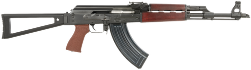 Zastava Arms Usa ZR7762RTF ZPAPM70  7.62x39mm 30+1 16.30" Black Chrome Lined Steel Barrel, Black Serbian Red Wood Handguard, Black Synthetic Folding Triangle Stock, Black Synthetic Grip               