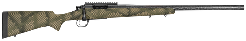 Proof Research 139981 Glacier TI 308 Win 4+1 20" Carbon Fiber Match Grade Threaded Barrel, Black Cerakote Titanium Receivern w/Picatinny Rail, Fixed PROOF Hunter TFDE Carbon Fiber Stock               