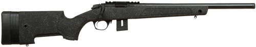Bergara Rifles BMR011 BMR-X  17 HMR 10+1 18" Blued Heavy Threaded Barrel, Blued Picatinny Rail Receiver, Adj LOP Green w/Black Webbing Synthetic Stock                                                  