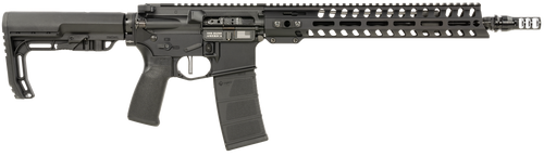 Patriot Ordnance Factory 02045 Minuteman  5.56x45mm NATO 30+1 13.75" Black Steel Threaded Barrel, Black Anodized Aluminum Receiver, 13" Renegade Rail Handguard                                         