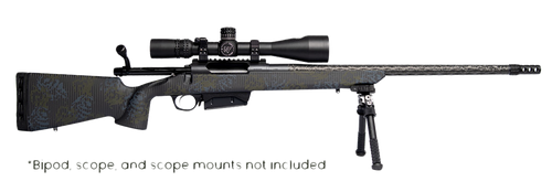 Horizon Firearms RF019C221816C20 Vandal Carbon II 22 Creedmoor 18" Black Fluted Barrel, Black Drilled & Tapped Receiver, Black Iota EKO X Carbon Fiber Stock                                            