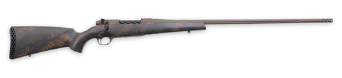 Weatherby MBC20N300PR8B Mark V Backcountry 2.0 300 PRC 3+1 28" Patriot Brown Cerakote Fluted Barrel/Peak 44 Blacktooth Carbon Fiber w/ Dark Green/Brown Sponge Stock                                    