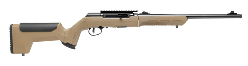 Savage Arms 47262 A22 Takedown Full Size 22 LR 10+1 18" High Luster Button Rifled Barrel, High Luster Drilled & Tapped Carbon Steel Receiver, Flat Dark Earth Takedown Synthetic Stock, Right Hand      
