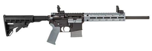 Tippmann Arms A101337 M4-22 LTE 22 LR 10+1 16" Black Parkerized Threaded Barrel, Matte Black Aluminum Receiver w/Picatinny Rail, Wolf Gray M-LOK Handguard Composite Forend, Black Polymer Stock, Gray G