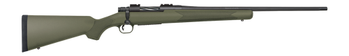 Mossberg 28075 Patriot  243 Win 5+1 Matte Blued Fluted Barrel, OD Green Synthetic Stock                                                                                                                 