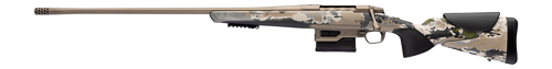 Browning 036127298 X-Bolt 2 Speed LR Full Size 7mm PRC 5+1 26" Smoked Bronze Cerakote Fluted & Steel Drilled & Tapped Receiver, Picatinny Rail Forend, Ovix Camo w/Black Overmold Adj Comb & LOP Synthet