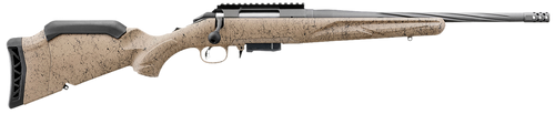 Ruger 46921 American II Ranch 7.62x39mm 5+1 16.10" Cobalt Cerakote Spiral Threaded Barrel & Alloy Steel Receiver w/Picatinny Rail, Flat Dark Earth Splatter Adj Comb & LOP Synthetic Stock, Right Hand  