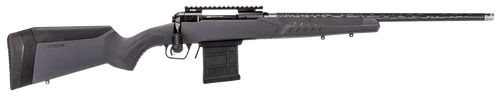 Savage Arms 57940 110 Carbon Tactical Full Size 6.5 PRC 5+1 24" Carbon Fiber Threaded Barrel. Matte Black Picatinny Rail Carbon Steel Receiver. Adj AccuStock Gray Synthetic Stock, Right Hand          