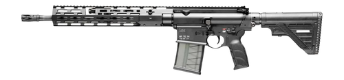 HK 81001056 MR762 7.62x51mm 10+1 16.50" Black Barrel, Black Receiver w/Picatinny Rail, M-LOK Handguard, Black Polymer Stock, Black Polymer Grip, Ambidextrous                                           