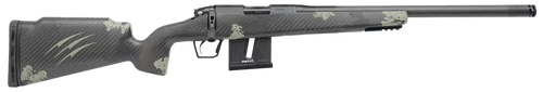 Fierce Firearms FRR22LR18BF Carbon Razor 22 LR 10+1 18" Black Cerakote C3 Carbon Fiber Threaded Barrel, Black Cerakote Drilled & Tapped Steel Receiver, LR Raised Negative Comb Forest Camo Carbon Fiber