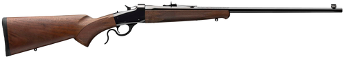 Winchester Repeating Arms 524100102 Model 1885 Low Wall Hunter Full Size 22 LR 1rd 24" Brushed Polish Blued Octagon Barrel, Brushed Polish Blued Drilled & Tapped Steel Receiver, Satin Walnut Fixed Sto