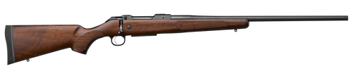 CZ-USA 07729 600+ American Full Size 300 Win Mag 3+1 24" Black Nitride Threaded Barrel, Black Nitride Steel Drilled & Tapped Receiver, Turkish Walnut Fixed Stock                                       