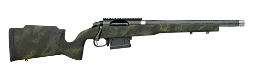 Proof Research 150764 Elevation 2.0 6.5 PRC 3+1 20" Carbon Fiber Match Grade Threaded Barrel, Black Receiver w/Picatinny Rail, Midnight Camo Fixed Carbon Fiber Stock, Right Hand                       