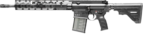 HK 81000829 MR762 A4 7.62x51mm 20+1 16.50" Black Threaded Barrel, Black Picatinny Rail, M-LOK Handguard, 6 Position Black Synthetic Stock, Black Finger Grooved Grip, Ambidextrous                      