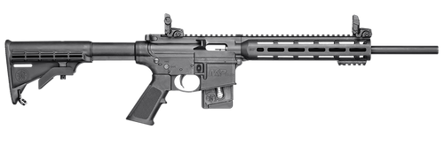 Smith & Wesson 10207 M&P15 *State Compliant 22 LR 10+1 16.50" Matte Black Steel Barrel & Picatinny Rail Aluminum Receiver, 10" Magpul M-LOK Handguard, Fixed Black Synthetic Stock, Black Polymer Grip, 