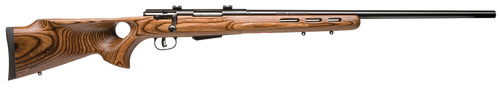 Savage Arms 18529 25 Lightweight Varminter-T 204 Ruger 4+1 Cap 24" Matte Black Rec/Barrel Natural Brown Laminate Fixed Thumbhole Stock Right Hand (Full Size) with Detachable Box Magazine              
