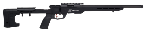 Savage Arms 70248 B Series Precision Full Size 22 LR 10+1 18" Matte Black Heavy Threaded Barrel, Matte Black Picatinny Rail Carbon Steel Receiver, Matte Black MDT ACC Chassis Aluminum Stock, Black Pol
