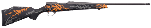 Weatherby VYH223RR2B Vanguard Compact Hunter 223 Rem 5+1 20", Tungsten Gray Barrel/Rec, Black w/Gray & Orange Sponge Accents Monte Carlo Stock, Accubrake Muzzle Brake                                  