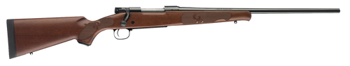 Winchester Guns 535201218 Model 70 Featherweight Compact 7mm-08 Rem Caliber with 5+1 Capacity, 20" Barrel, Brushed Polish Blued Metal Finish & Satin Walnut Fixed Feather Checkered Stock Right Hand    