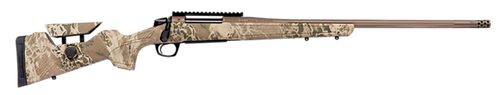 CVA CR3961 Cascade Long Range Hunter Full Size 300 Win Mag 24" Smoked Bronze Cerakote Steel Threaded Barrel, Realtree Hillside Synthetic Stock                                                          