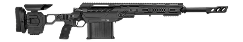Cadex Inc CDX50DUAL50206BR20I2J5 CDX-50 Tremor 50 BMG 5+1 20.60" Black DLC Match Grade Threaded Barrel, Black DLC Aluminum Receiver w/Picatinny Rail, Adjustable Folding Black Stock, Black Polymer Grip
