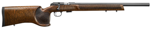 CZ-USA 02345 CZ 457 Varmint MTR Full Size 22 LR 5+1 20" Black Nitride 20.5 Barrel Black Nitride Steel Receiver Turkish Walnut Fixed Varmint-Style Stock Right Hand                                      