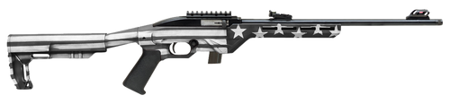 Citadel CIT22LRBUSG Trakr  22 LR 10+1 18" Blued Steel Threaded Barrel & Receiver, Gray Flag Synthetic Stock                                                                                             