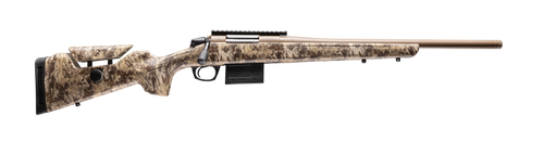 CVA CR4059 Cascade Varmint Hunter 6.5 Creedmoor 10+1 20" Flat Dark Earth Cerakote Threaded Barrel & Receiver w/Picatinny Rail, Krytek Highlander Adj Comb & LOP Synthetic Stock                         