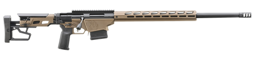 Ruger 18105 Precision  6.5 PRC 10+1 26" Black Threaded Barrel, Smoked Bronze Cerakote Picatinny Rail Stainless Steel Receiver, M-LOK Handguard, Adj Folding Black Stock, Black Magpul K2-XL Grip        