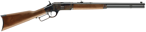Winchester Guns 534202141 Model 1873 Short Rifle 45 Colt (LC) 10+1 Cap 20" Brushed Polished Blued Barrel Color Case Hardened Rec Satin Oiled Walnut Fixed Straight Grip Stock Right Hand (Full Size)    