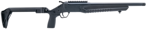Rossi LWC300B-BKFS LWC  300 Blackout Single Shot 16.50" Black Oxide Threaded Barrel, Black Picatinny Rail Alloy Steel Receiver, Folding Black Polymer Stock                                             