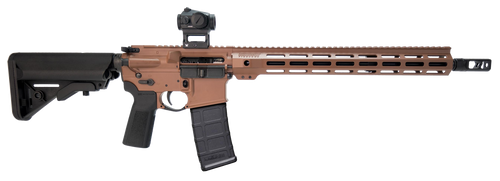 Bushmaster 0010006H212 Bravo Zulu  5.56 NATO 30rd 16" Salt Bath Nitride 7075 Aluminum Alloy Receiver H Series Cerakote Grip                                                                             