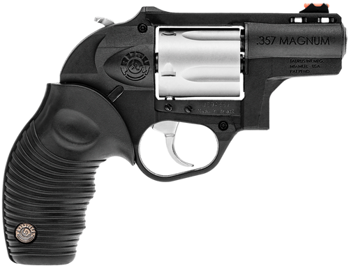 Taurus 2605029PLY 605 Poly Protector 38 Special +P or 357 Mag 5 Shot 2" Black Finish Barrel, Matte Stainless Finish Cylinder, Black Finish Polymer Frame & Black Ridged Rubber Grip                     